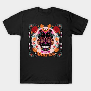 Dia De Los Muertos Sugar Skull T-Shirt